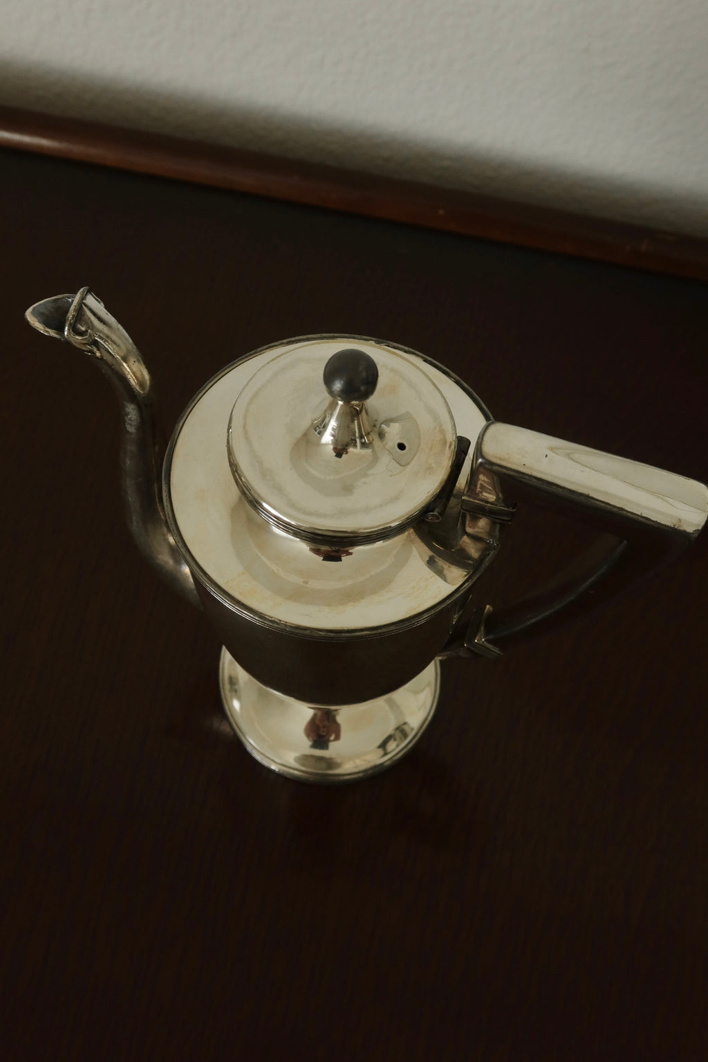 Neoclassical Silver Coffee Pot.