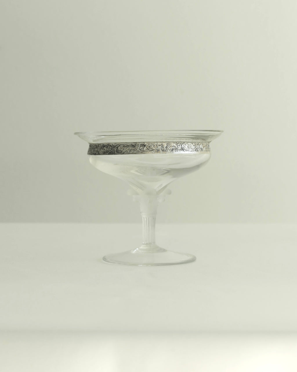 Silver Rim Crystal Coupe