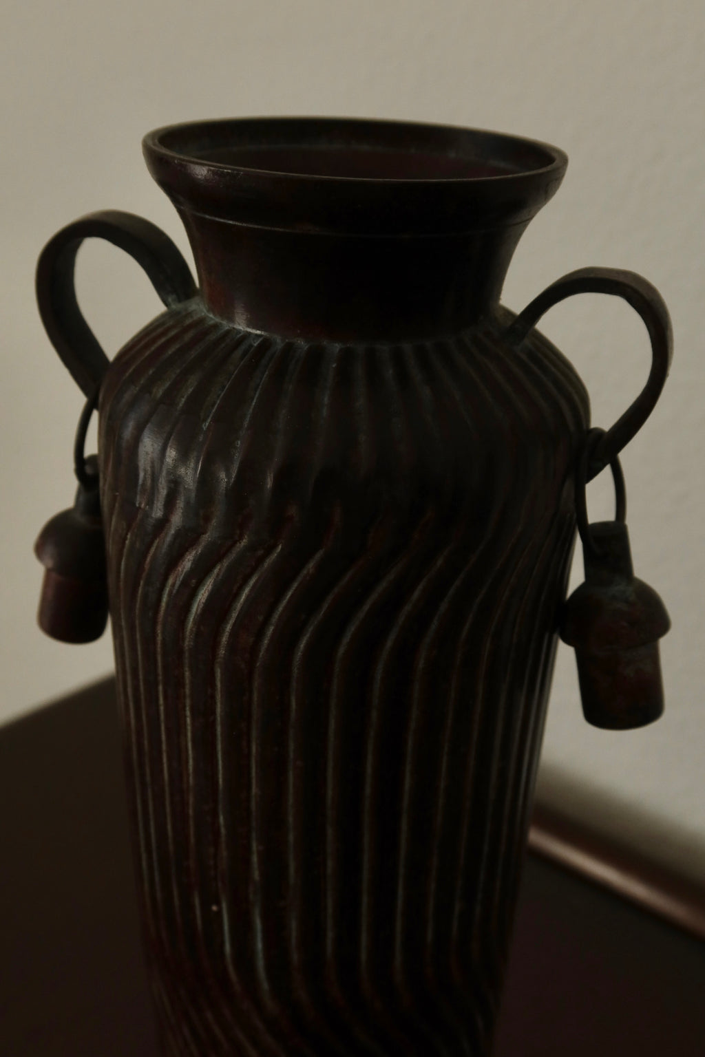 Patina Art Deco Bronze Vase