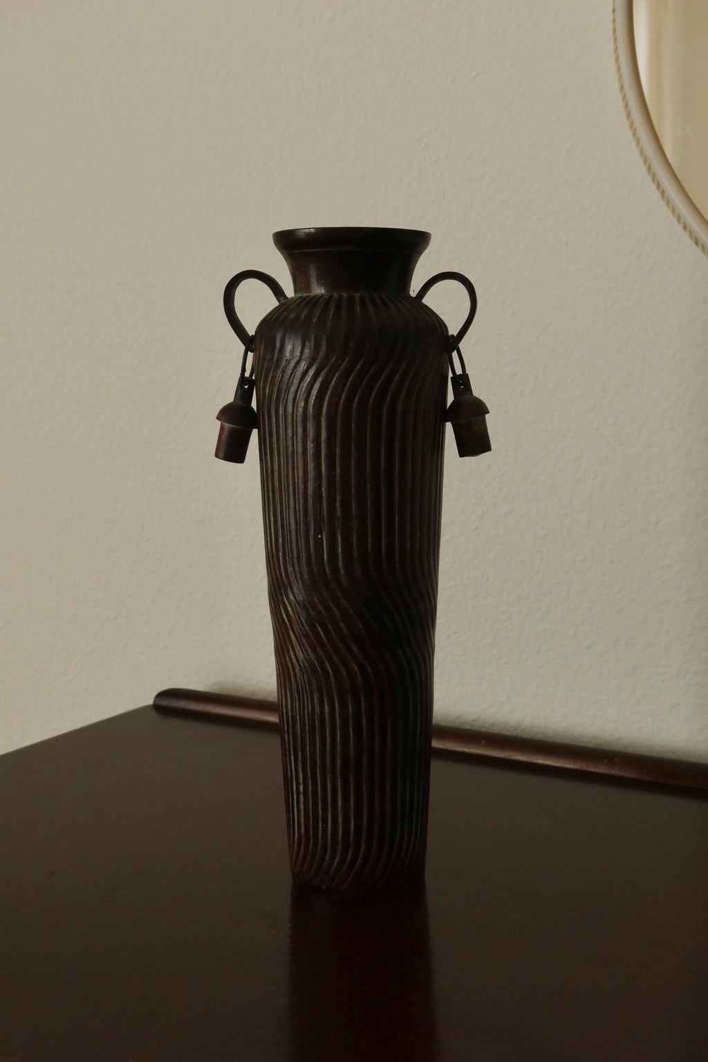 Patina Art Deco Bronze Vase
