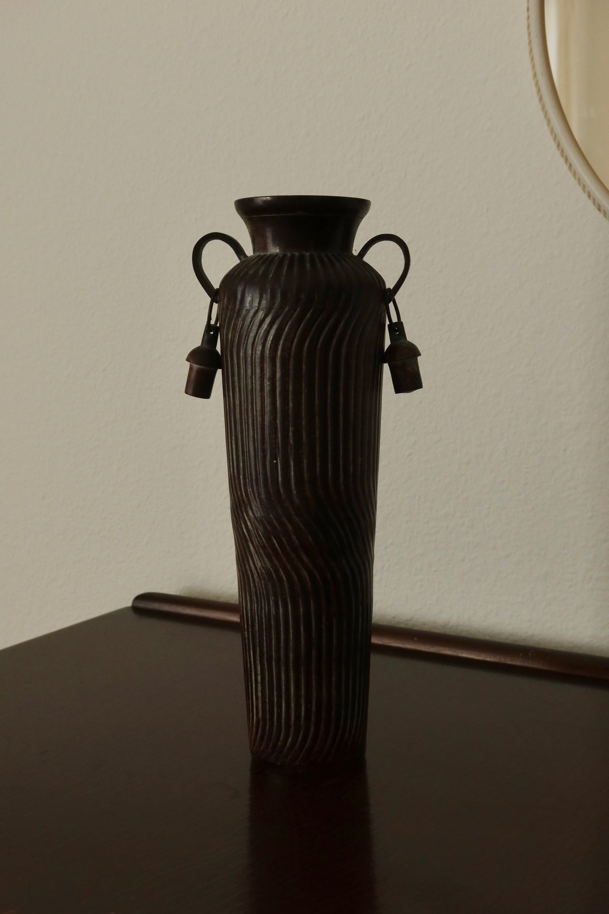 Patina Art Deco Bronze Vase