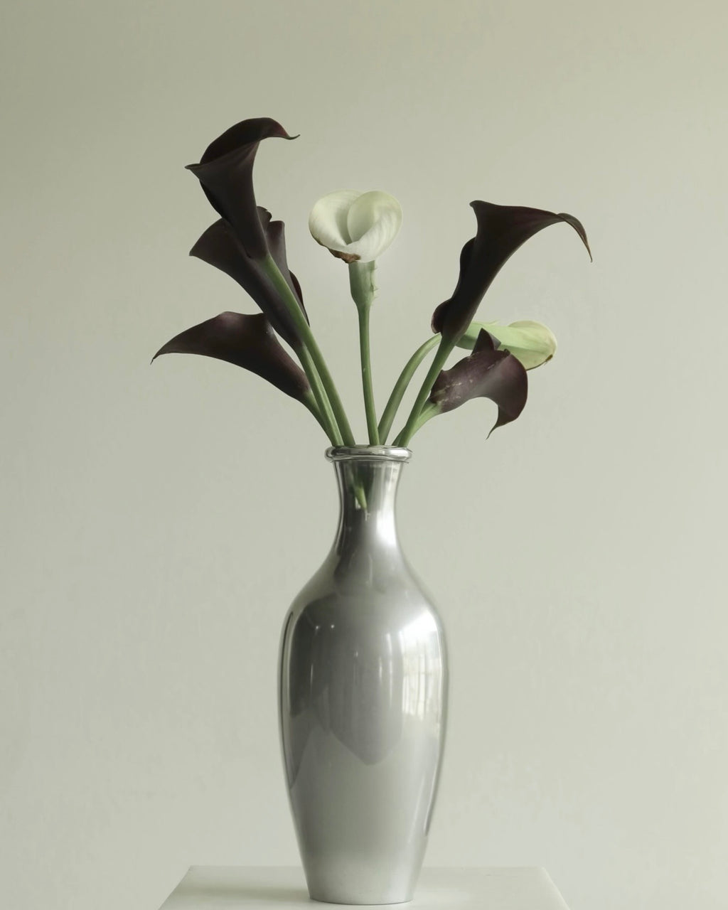 Minimalist Silver Vase