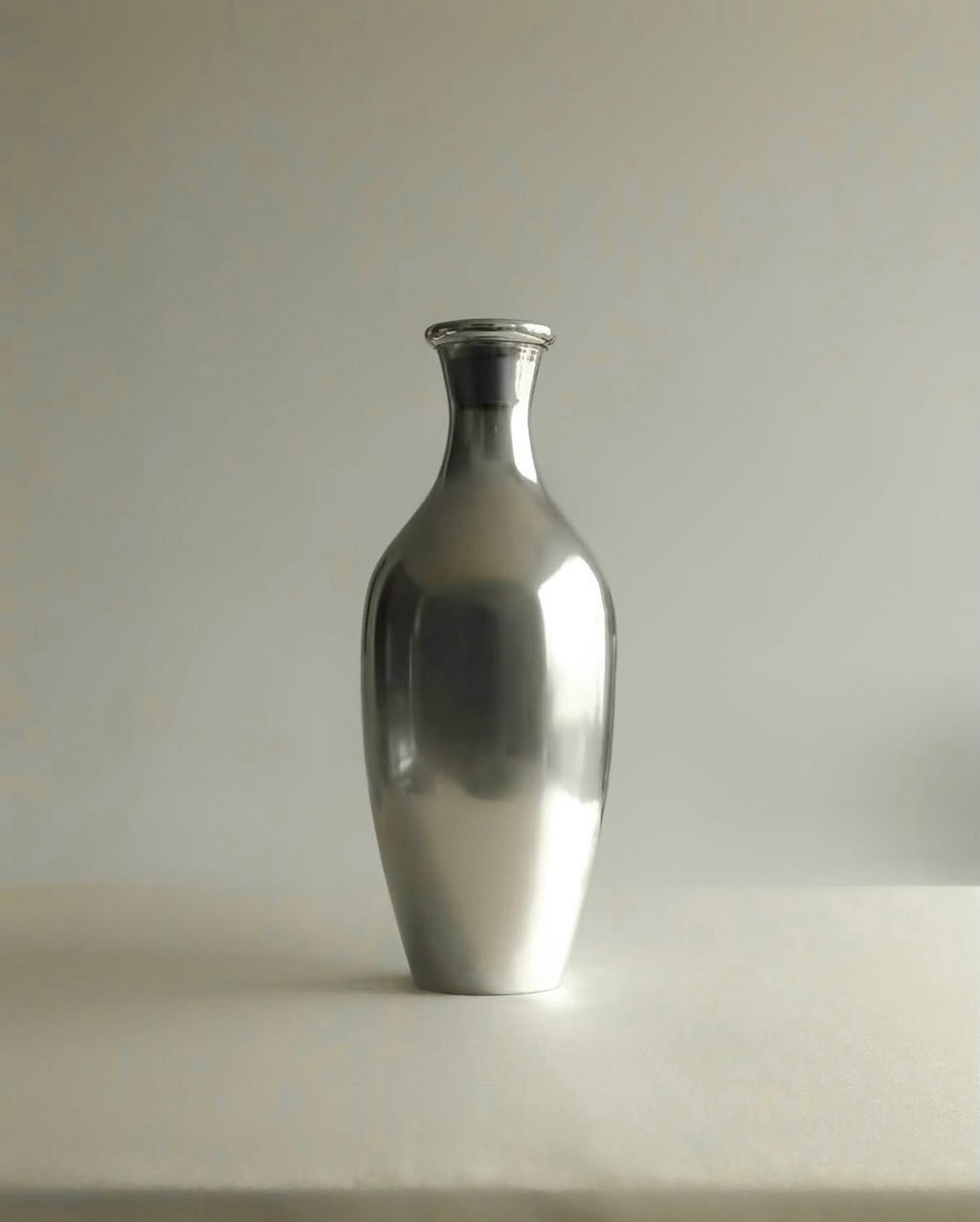 Minimalist Silver Vase