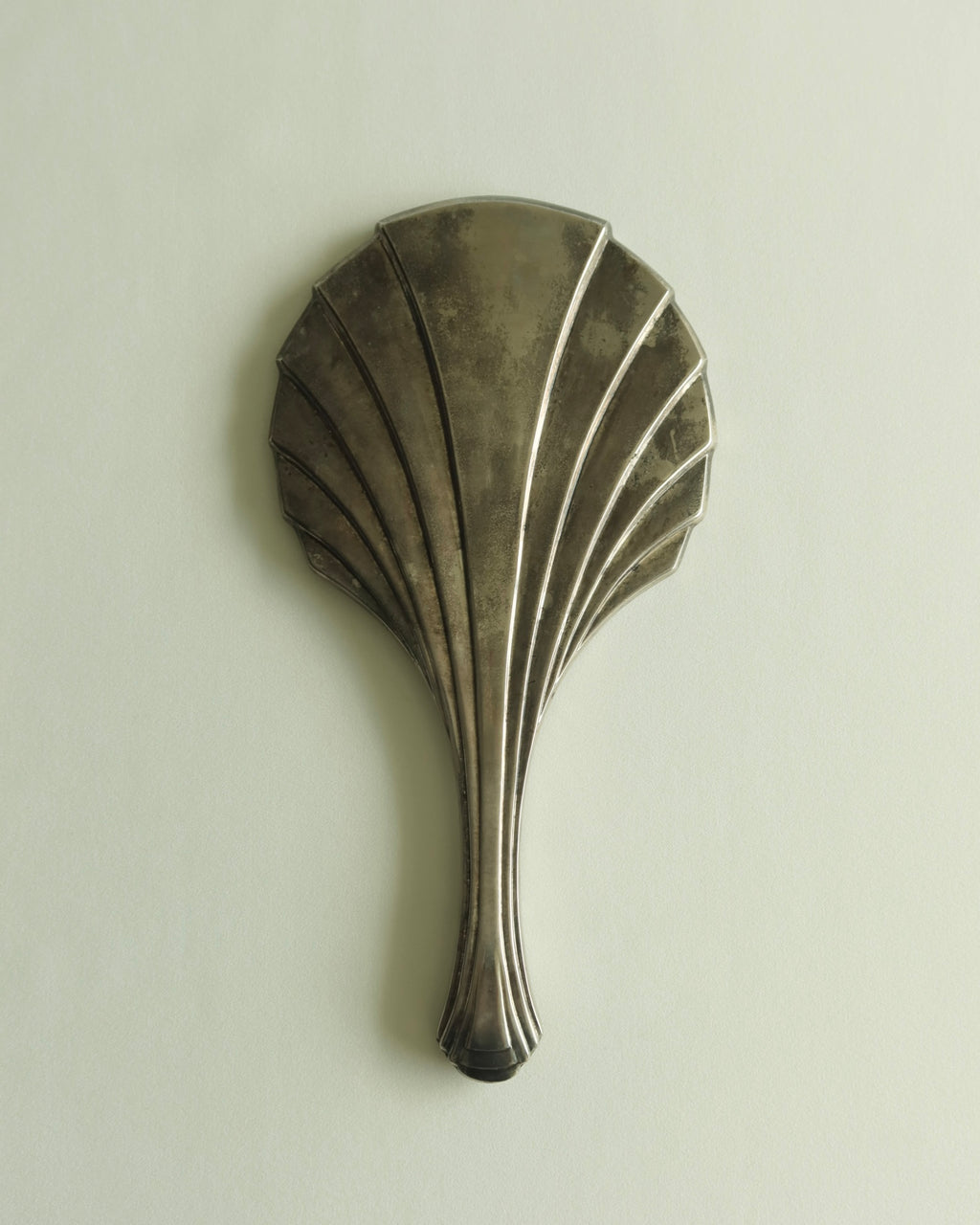 Art Deco Silver Hand Mirror