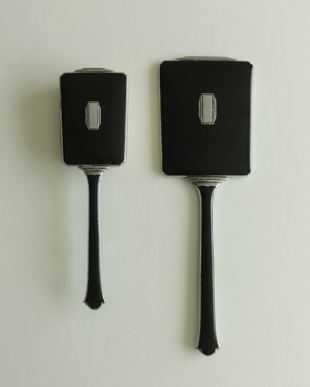 Art Deco Mirror & Brush Set