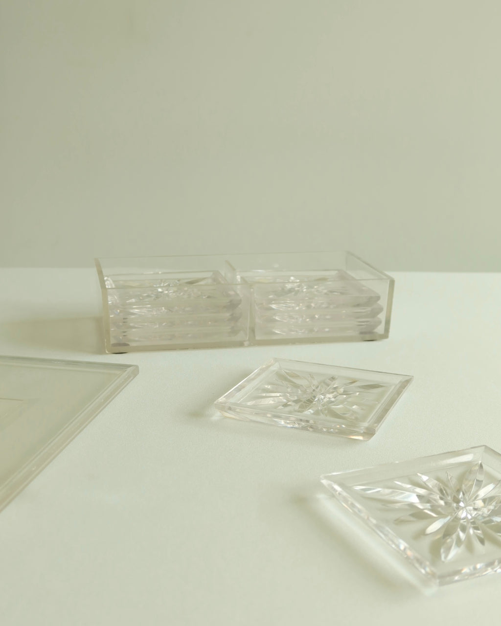 Lucite Coasters in Box
