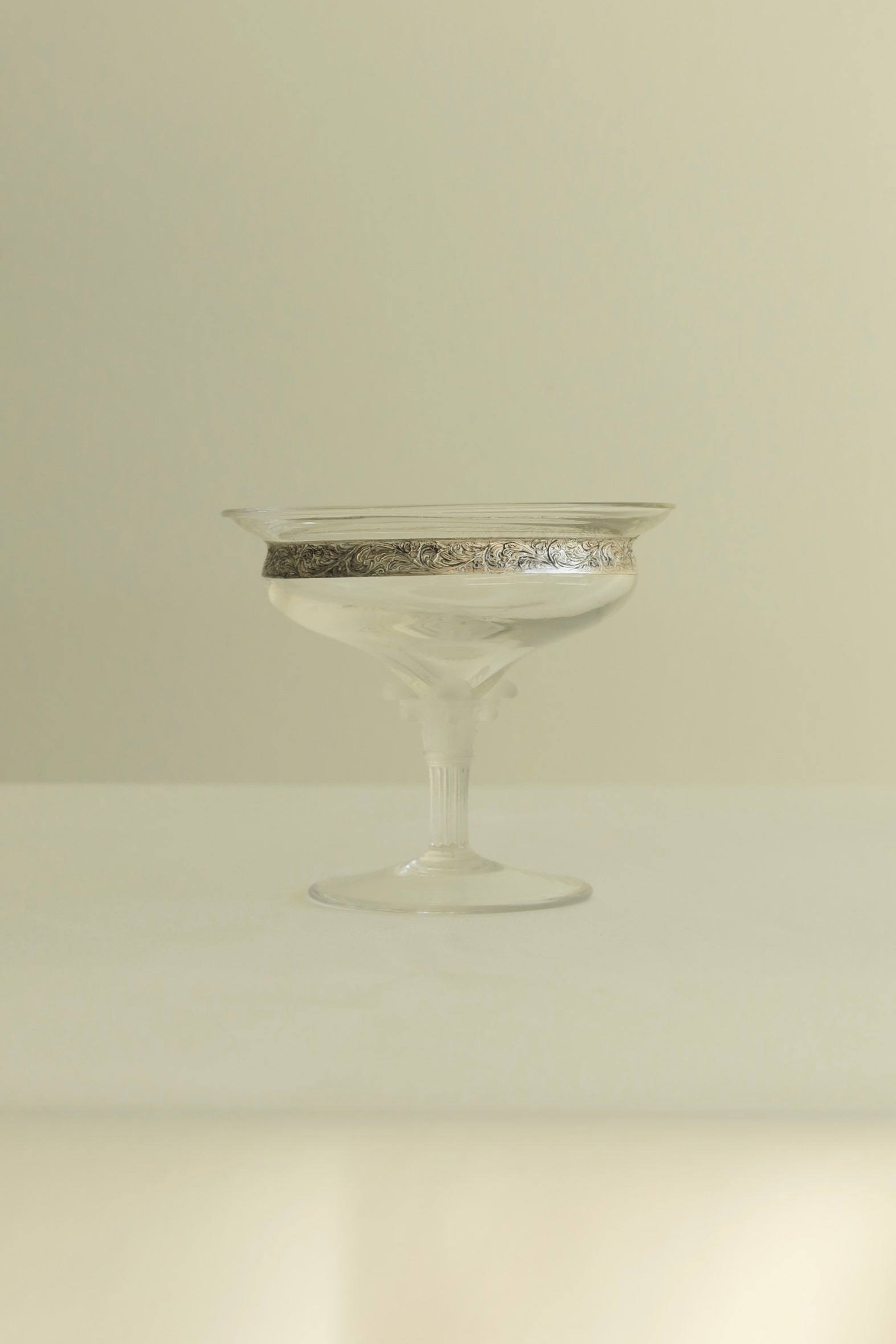 Silver Rim Crystal Coupe