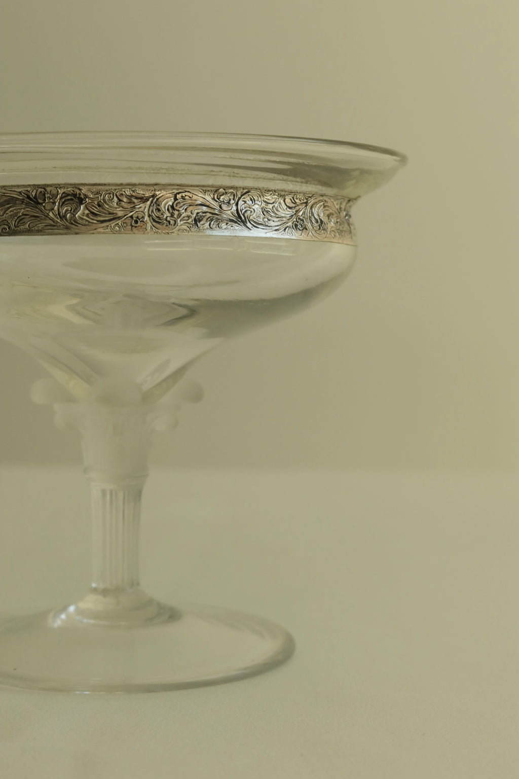 Silver Rim Crystal Coupe