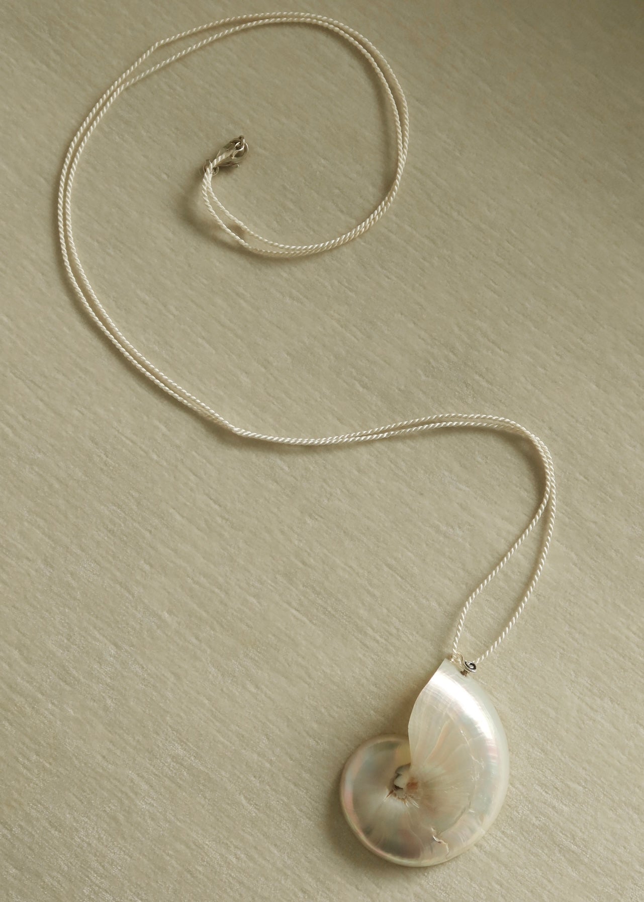 Nautilus Silk Necklace