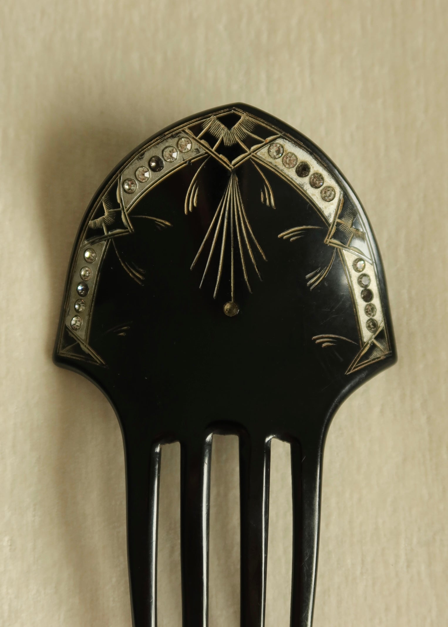 Antique Art Deco Hair Comb