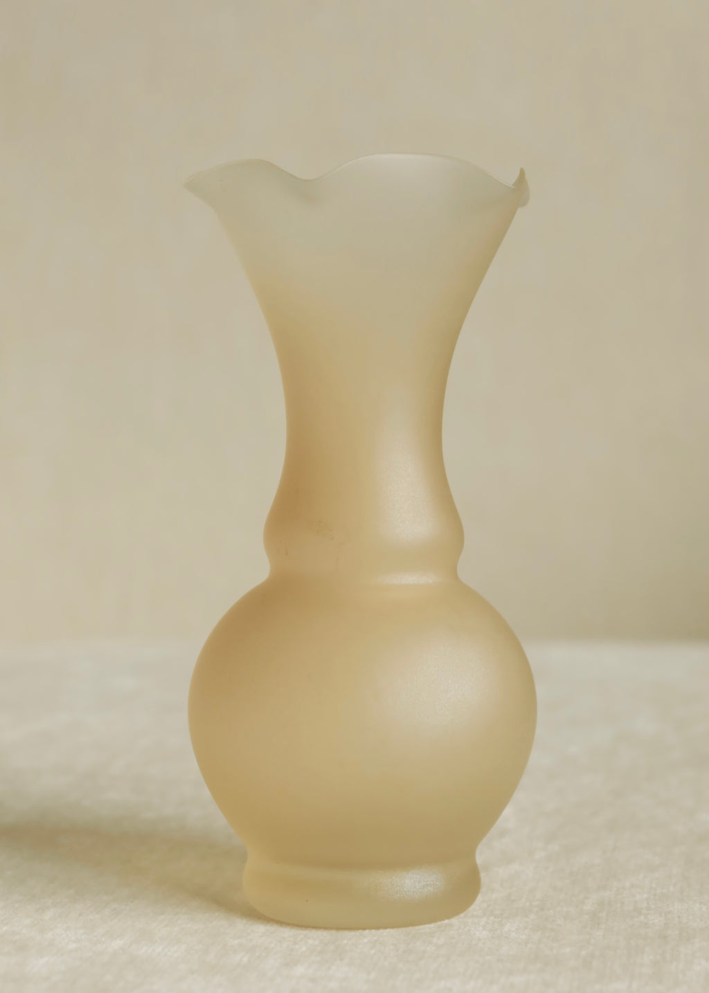 Satin Amber Bud Vase