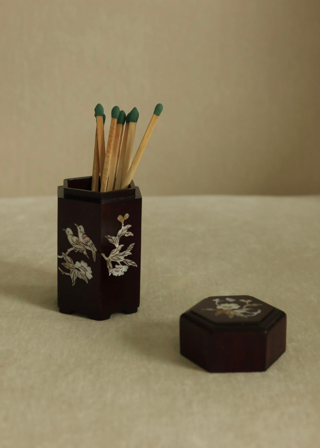 Mother of pearl Inlay Match box