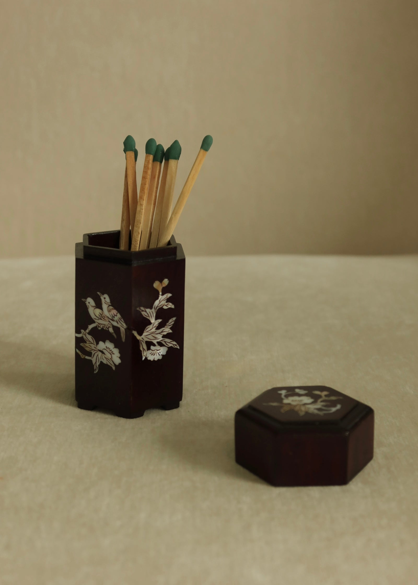 Mother of pearl Inlay Match box