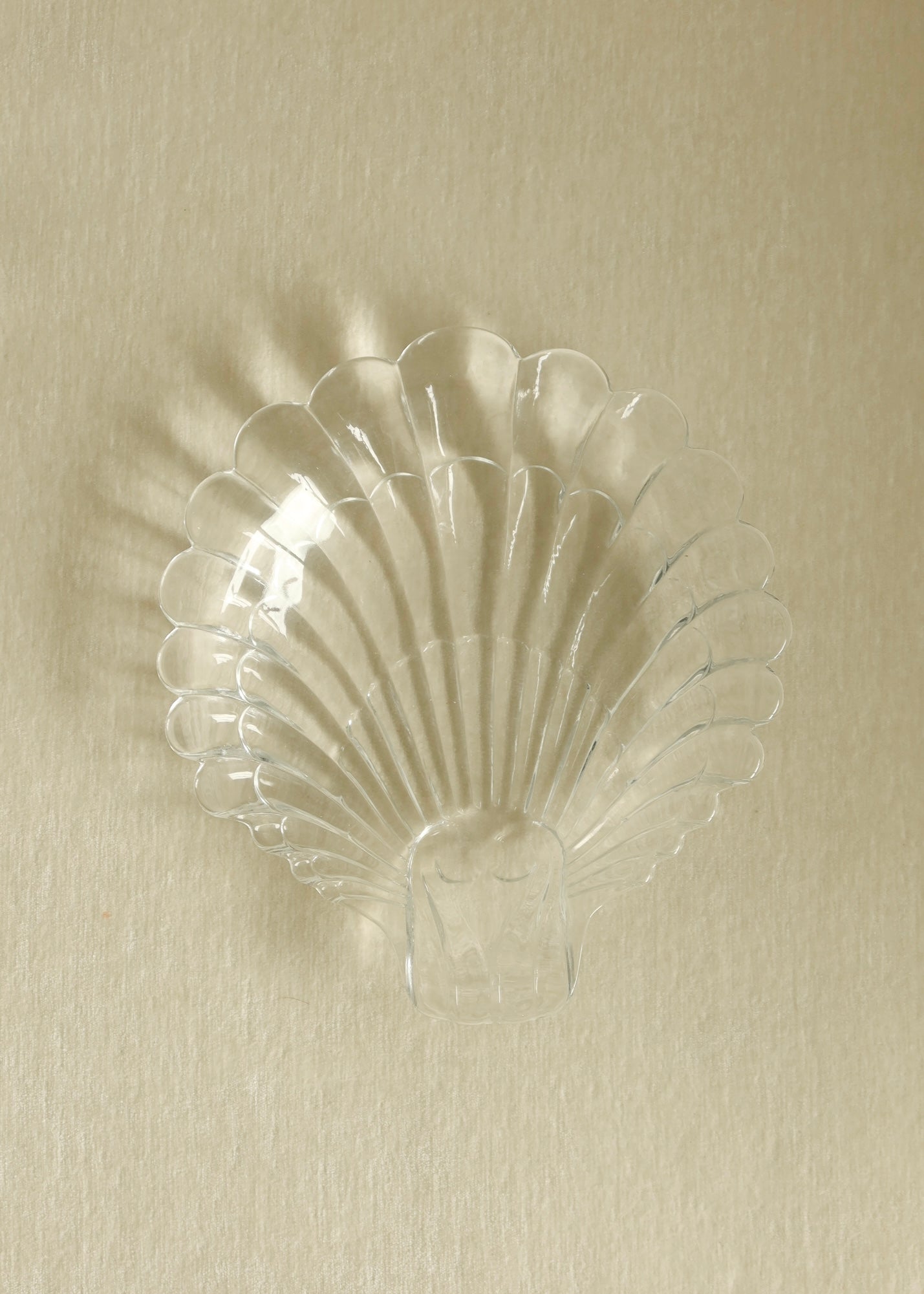 Glass Scallop Dish