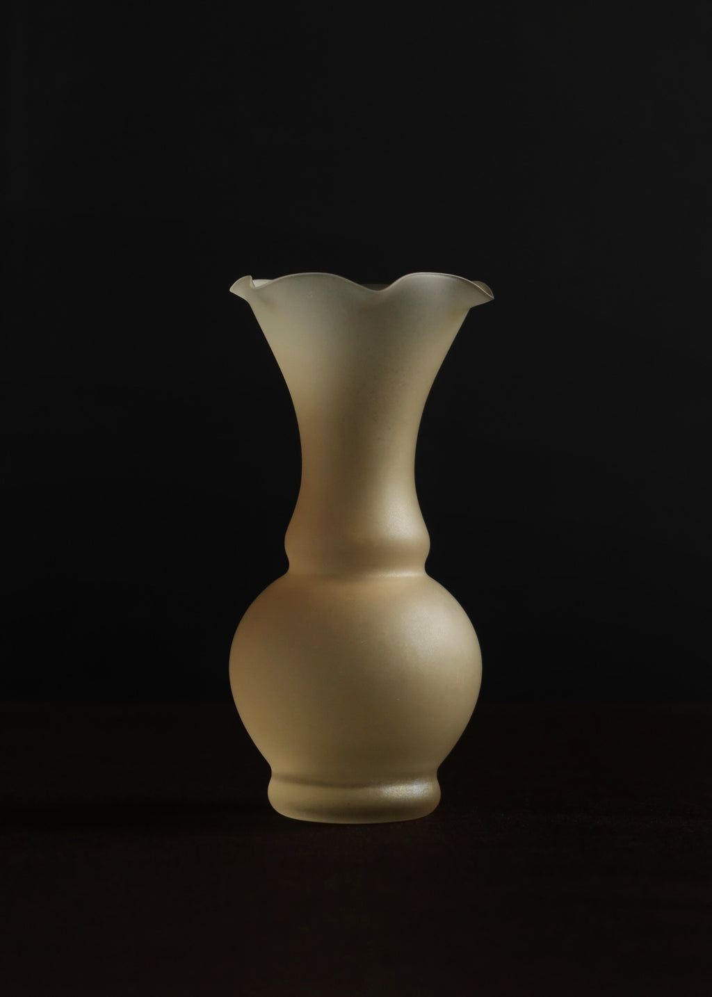 Satin Amber Bud Vase