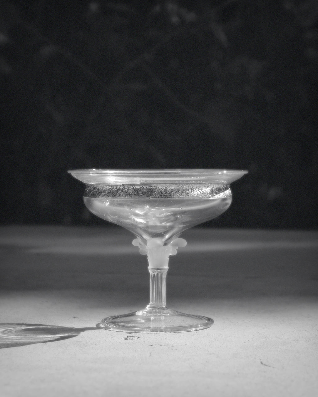 Silver Rim Crystal Coupe