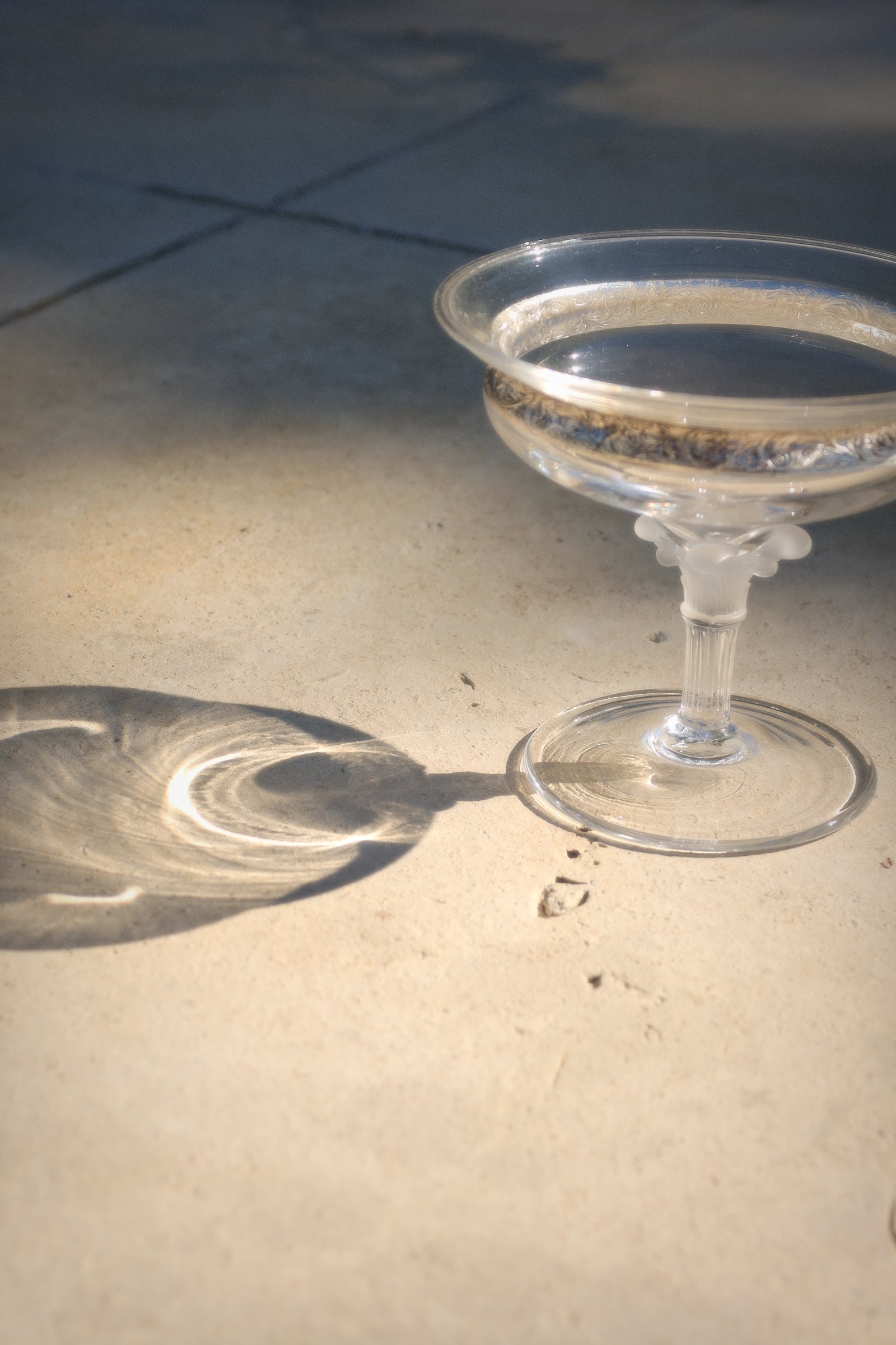 Silver Rim Crystal Coupe